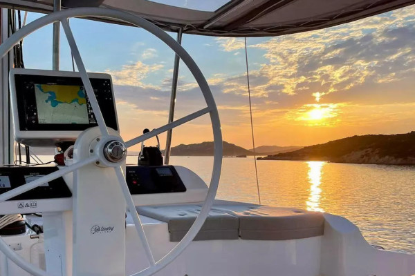 N°129 San Teodoro: Golden Sunset in Catamarano